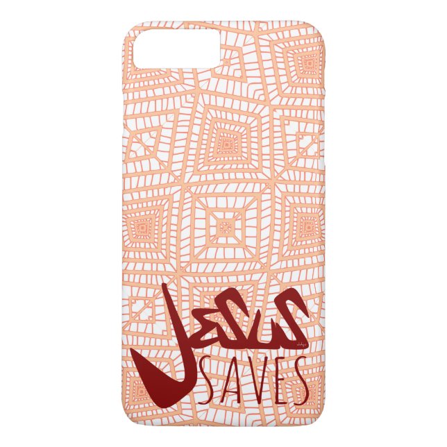 Jesus Saves Case-Mate iPhone Skal (Baksida)