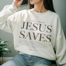 Jesus Saves | Christian Aesthetic Unisex Apparat T
