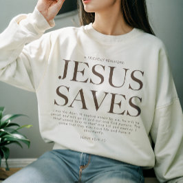 Jesus Saves | Christian Aesthetic Unisex Apparat T Shirt