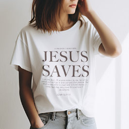 Jesus Saves | Christian Aesthetic Unisex Apparat T Shirt