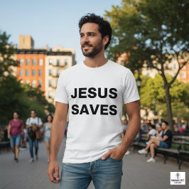 Jesus Saves Christian Faith T-shirt