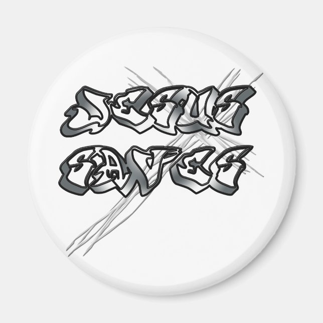 Jesus Saves Christian Magnet (Framsidan)