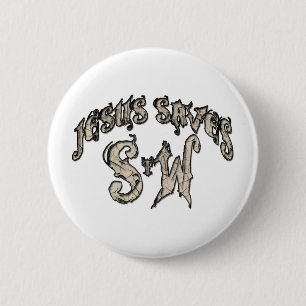 Jesus Saves i Ord Knapp