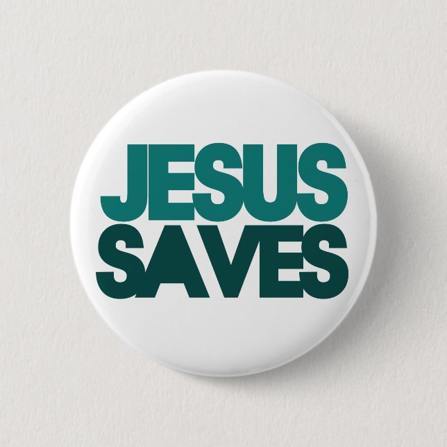 Jesus Saves Knapp (Framsida)