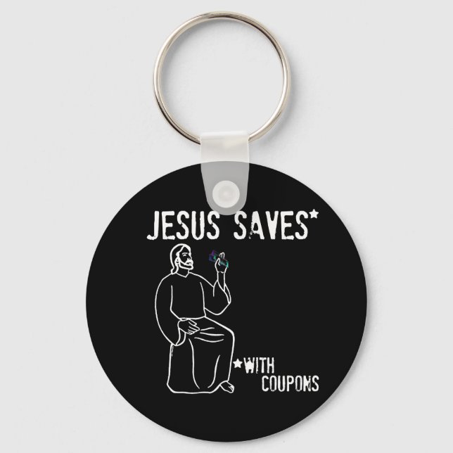 Jesus Saves Nyckelring (Framsida)