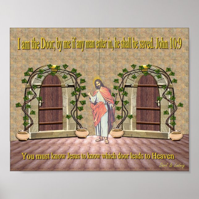 Jesus Saves Poster (Framsidan)