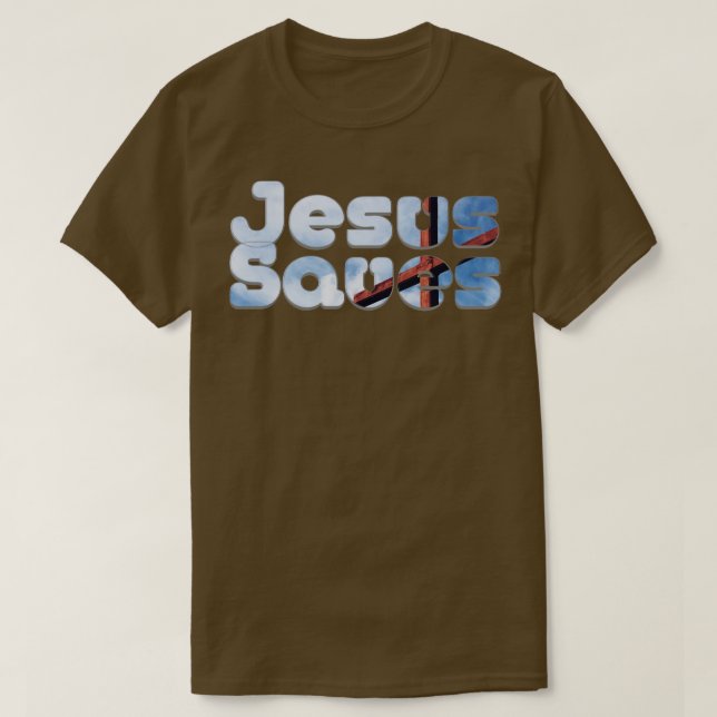 Jesus Saves T Shirt (Design framsida)