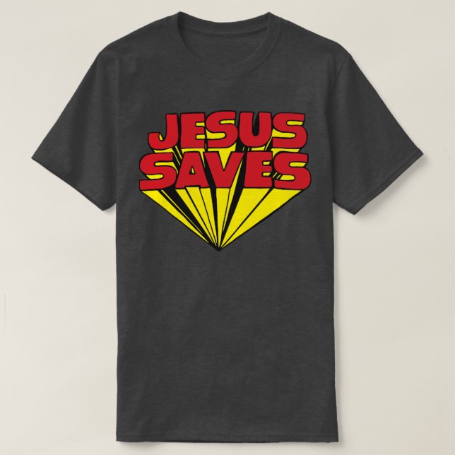 JESUS SAVES T SHIRT (Design framsida)