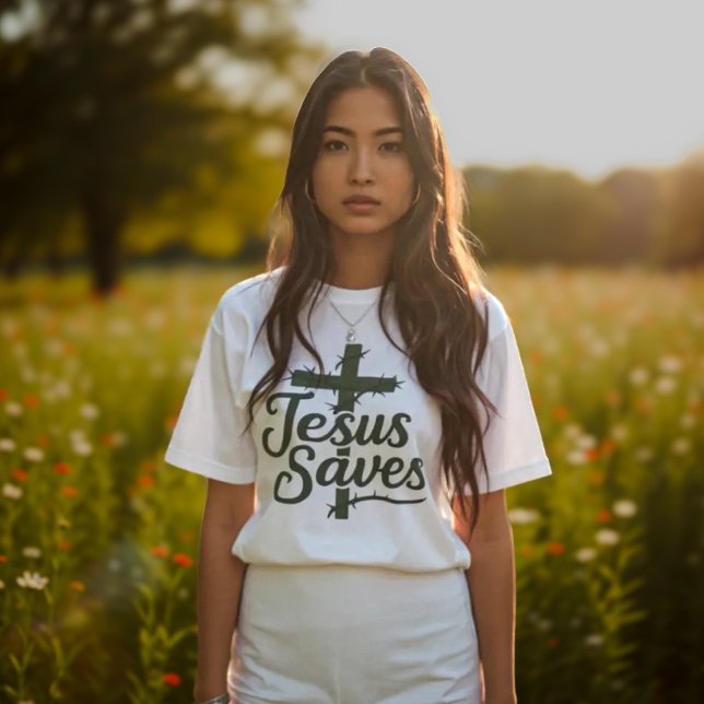 Jesus Saves T Shirt (Skapare uppladdad)