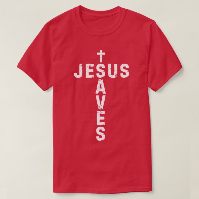 Jesus Saves T Shirt (Design framsida)