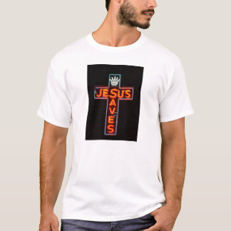 Jesus Saves-tecken T-shirt