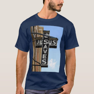Jesus Saves-tecken T Shirt