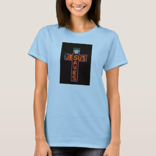 Jesus Saves-tecken T-shirt