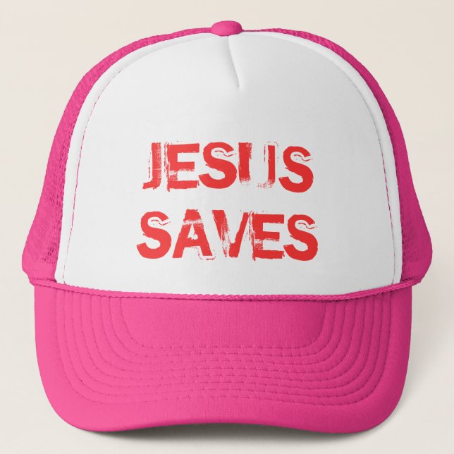 JESUS SAVES-TRUCKERKEPS KEPS (Framsida)