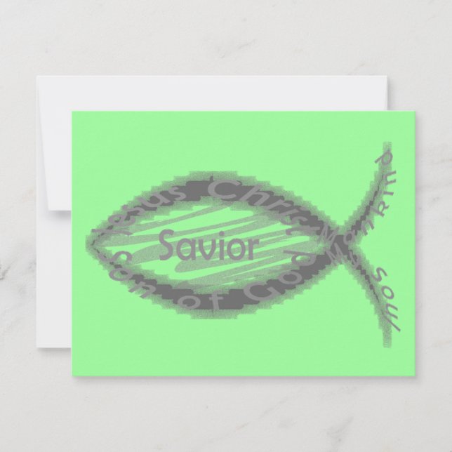 Jesus Savior Fish Symbol (Framsida)