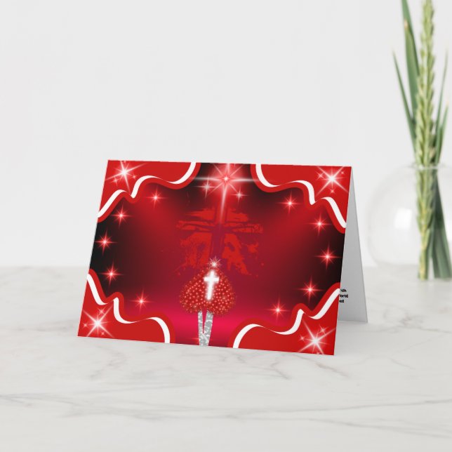 Jesus Savior Redeemer Greeting Card Kort (Framsida)