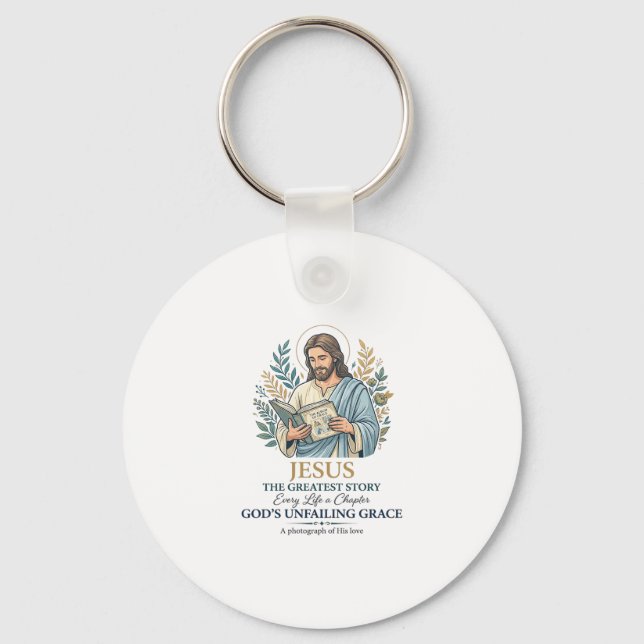 Jesus Scrapbooking Minnesbevarande Mamma Vintage S Nyckelring (Framsida)