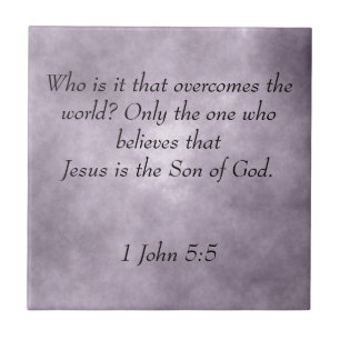 Jesus Scripture Kakelplatta