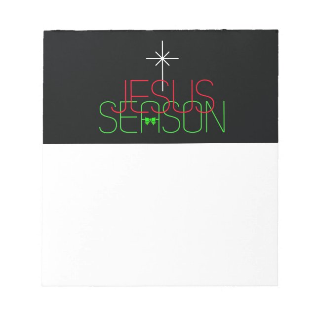 Jesus Season Anteckningsblock (Framsida)