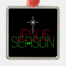 Jesus Season Julgransprydnad Metall