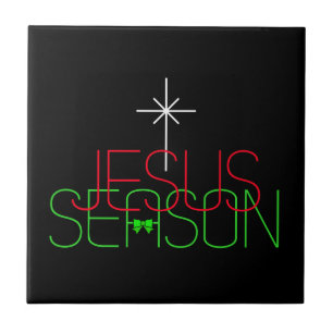 Jesus Season Kakelplatta
