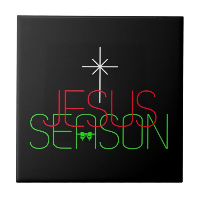 Jesus Season Kakelplatta (Framsidan)