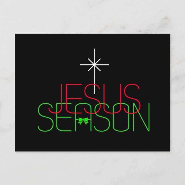Jesus Season Vykort (Framsida)
