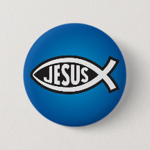 Jesus Secret Symbol Ichthys Ι Χ Θ Υ Blue