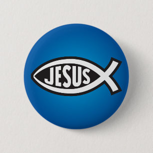 Jesus Secret Symbol Ichthys Ι Χ Θ Υ Blue Knapp