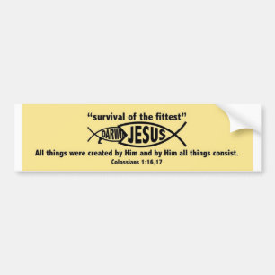 Jesus segrar bildekal