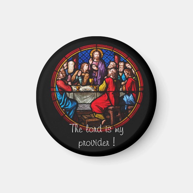 Jesus senaste måltid med sina lärlingar magnet (Framsidan)