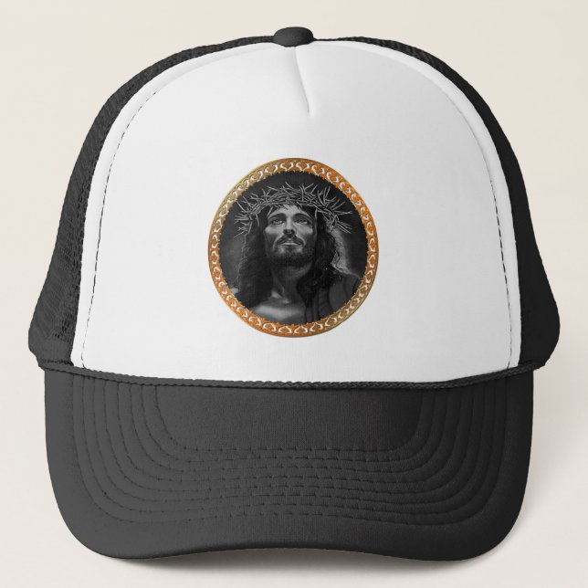 Jesus ser upp mot himlen keps (Framsida)