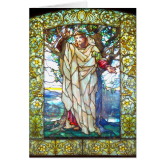 Jesus sermon på monteringen - fastslitet glas hälsningskort