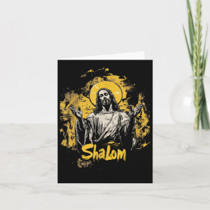 Jesus Shalom Herren min fred Herren är fred Kort