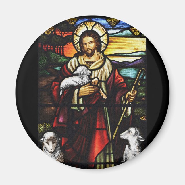 Jesus Shepherd med hans får Magnet (Framsidan)