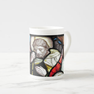 Jesus Shepherd Stached Glass Art Benporslin Mugg