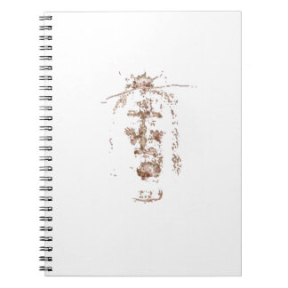 Jesus Shroud av Turin Heliga Ansikte av Jesus Anteckningsbok