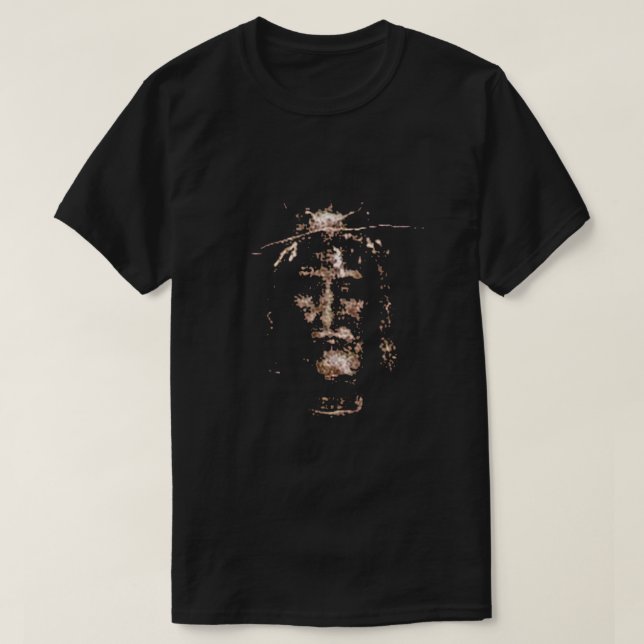 Jesus Shroud av Turin Shirt Heliga Ansikte av Jesu T (Design framsida)