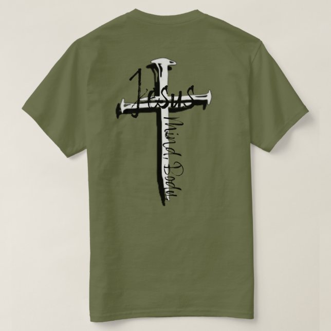 JESUS, Sinne, Kropp T Shirt (Design baksida)