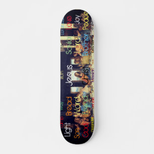 Jesus Sista Supper Mini Skateboard Bräda 18,5 Cm