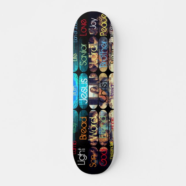 Jesus Sista Supper Mini Skateboard Bräda 18,5 Cm (Framsida)