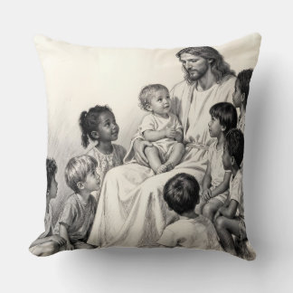 Jesus Sitting with Children Kudde