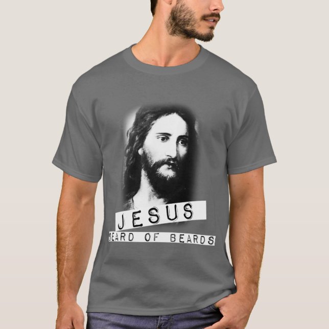 Jesus skägg tee shirt (Framsida)