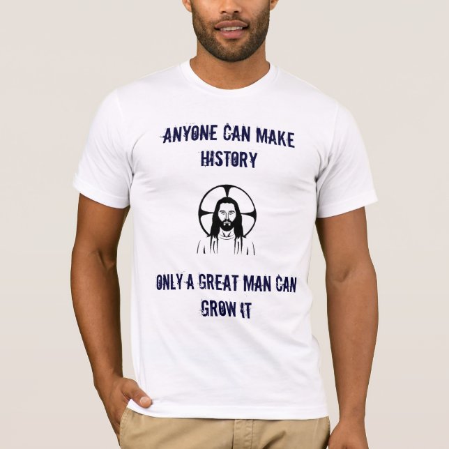 Jesus skäggskjorta tee shirt (Framsida)