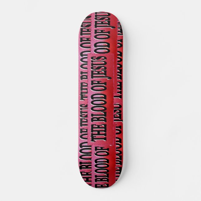 Jesus Skateboard blod Bräda 19,5 Cm (Framsida)
