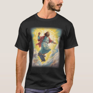 Jesus Skateboarder Heaven Skateboard Christian Uni T Shirt
