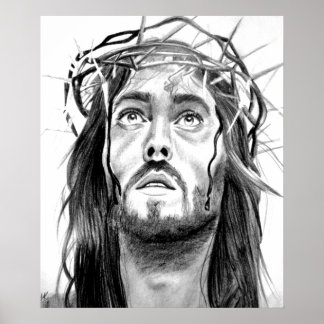 Jesus Sketch Poster