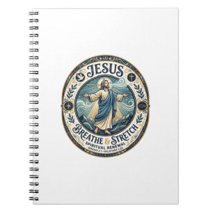 Jesus sköna rörelse Wellness Tröja Tro baserad D Anteckningsbok
