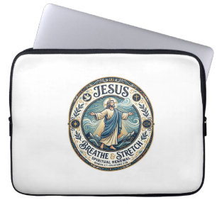 Jesus sköna rörelse Wellness Tröja Tro baserad D Laptop Fodral