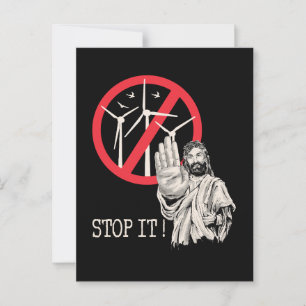 Jesus skulle vara emot vindens makt vykort